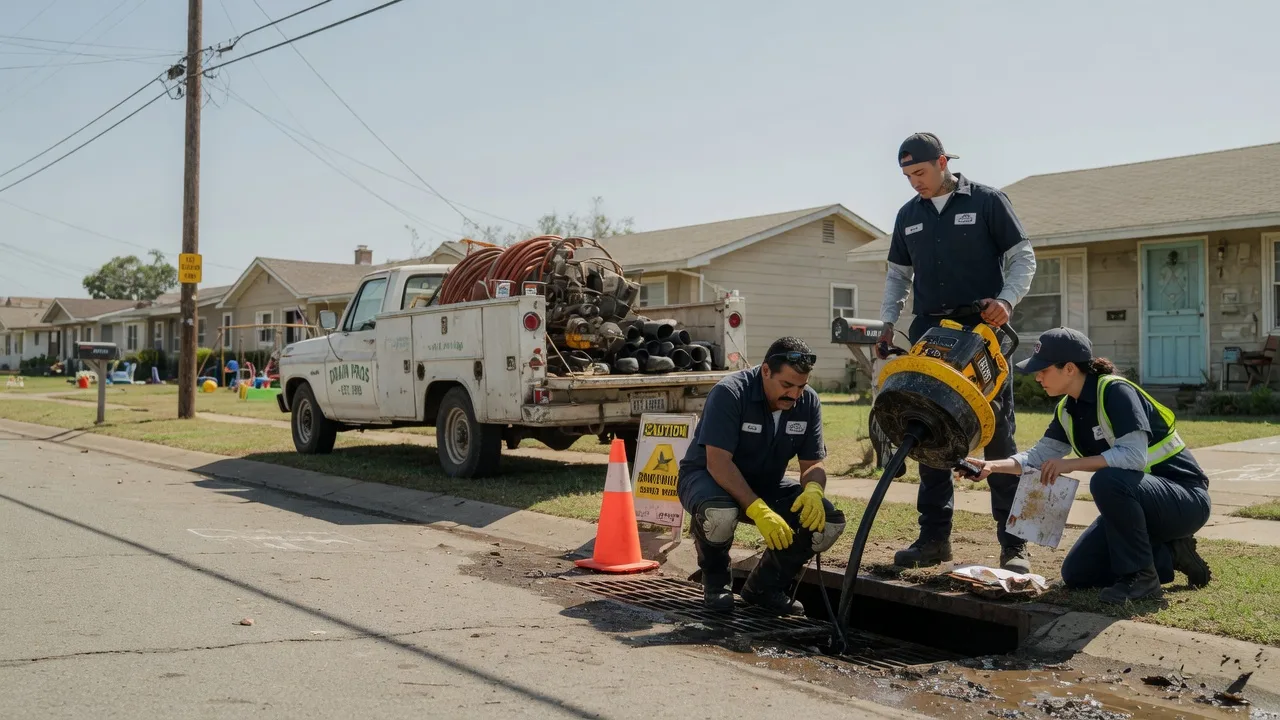 Drain Cleaning in Pointblank, TX near me